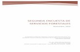 SEGUNDA ENCUESTA DE SERVICIOS FORESTALES