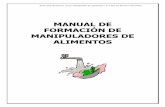 MANUAL DE FORMACIÓN DE MANIPULADORES DE ALIMENTOS