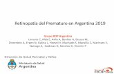 Retinopatía del Prematuro en Argentina 2019