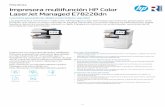 Impresora multifunción HP Color LaserJet Managed E78228dn