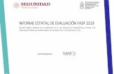 INFORME ESTATAL DE EVALUACIÓN FASP 2019