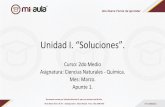 Unidad I. “Soluciones”. - Colegio San Nicolas de Canal ...