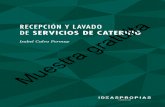 MF1090 1 RECEPCIÓN Y LAVADO DE SERVICIOS DE CATERING