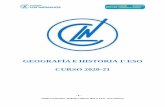 GEOGRAFÍA E HISTORIA 1 ESO CURSO 2020-21