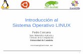 Introducción al Sistema Operativo LINUX