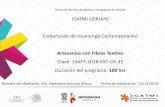 ICATMI CORUPO Elaboración de Huanengo Contemporáneo