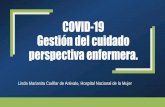 COVID-19 Gestión del cuidado perspectiva enfermera.