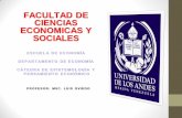 FACULTAD DE CIENCIAS ECONOMICAS Y SOCIALES