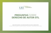 preguntas sobre Derecho De autor otL - ust.cl