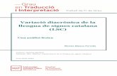 Variació diacrònica de la llengua de signes catalana (LSC)
