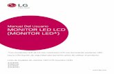 Manual Del Usuario MONITOR LED LCD (MONITOR LED*)