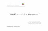 “Diálogo Horizontal”