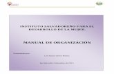MANUAL DE ORGANIZACIÓN - Portal de Transparencia