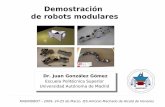 Demostración de robots modulares