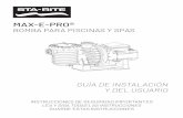 Max-E-Pro Manual - Spanish
