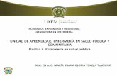 UNIDAD DE APRENDIZAJE: ENFERMERÍA EN SALUD PÚBLICA Y ...