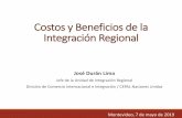 Costos y Beneficios de la Integración Regional