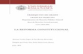 LA REFORMA CONSTITUCIONAL - USAL