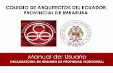 COLEGIO DE ARQUITECTOS DEL ECUADOR PROVINCIAL DE …