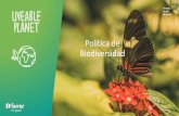 Política de Biodiversidad