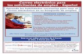 Correo electrónico para los solicitantes de empleo - Español