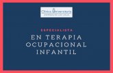 ESPECIALISTA EN TERAPIA OCUPACIONAL INFANTIL