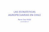 LAS ESTADÍSTICAS AGROPECUARIAS EN CHILE