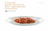 Catálogo solutions for global tastes