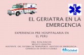EXPERIENCIA PRE HOSPITALARIA EN EL PERU