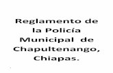 Reglamento de la Policía Municipal