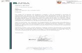 Carta N°13 -2021/APSA Lima, 12 de Febrero de 2021