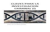 CLAVES PARA LA INVESTIGACION CRIMINAL (I)