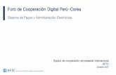 Foro de Cooperación Digital Perú-Corea