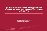 Vademécum Registro Único de Proponentes (RUP)