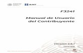 F3241 Manual de Usuario del Contribuyente