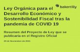 Ley Orgánica para el Desarrollo Económico y Sostenibilidad ...