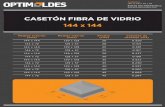 CASETÓN FIBRA DE VIDRIO 144 x 144 - Optimoldes