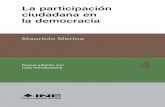 La participación ciudadana en la democracia