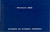 memoria 1985 - Instituto de Estudios Peruanos