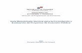 Guía Metodología General para la Formulación y Evaluación ...