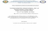 III ENCUENTRO BINACIONAL DE LA PROFESIÓN CONTABLE PERU ...