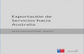Exportación de Servicios hacia Australia