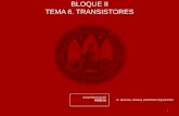 BLOQUE II TEMA 6. TRANSISTORES - UM