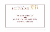 MEMORIA DE ACTIVIDADES - Club Empresarial ICADE