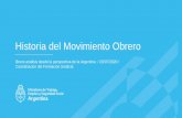Historia del Movimiento Obrero - eet485.com.ar