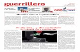 Moverse solo lo imprescindible - Periódico Guerrillero