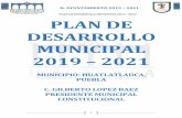 PLAN DE DESARROLLO MUNICIPAL 2019 - 2021 PLAN DE ...
