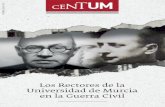 Los Rectores de la Universidad de Murcia en la Guerra Civil