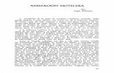 ANIMACIÓN HOTELERA