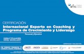 CERTIFICACIÓN Internacional Experto en Coaching y Programa ...
